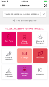 Find a provider in medical data sharing app